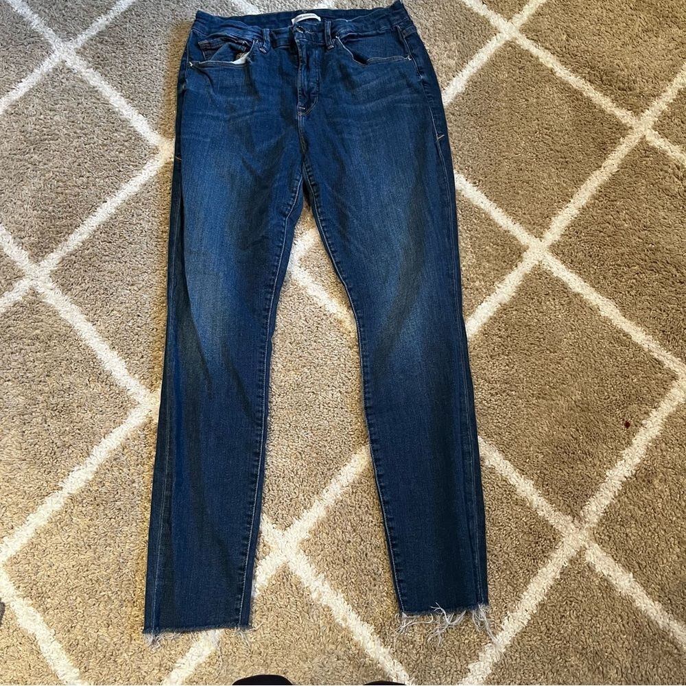 Good American Good Legs Skinny Jeans size 12